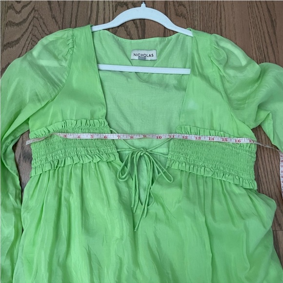 NICHOLAS Brynn Silk Mini Dress - Picture 9 of 10